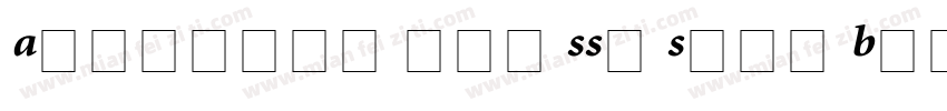 Atlantix Pro SSi Semi Bold字体转换